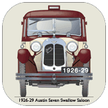 Austin Seven Swallow Saloon 1926-29 Coaster 1